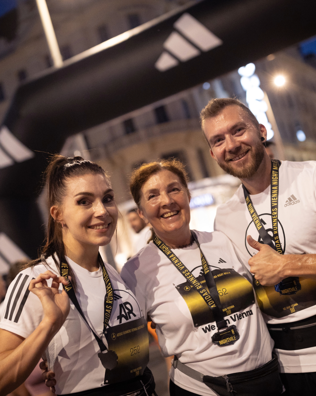 Freu dich auf Community-Racing bei der adidas Runners Vienna Night Mile!