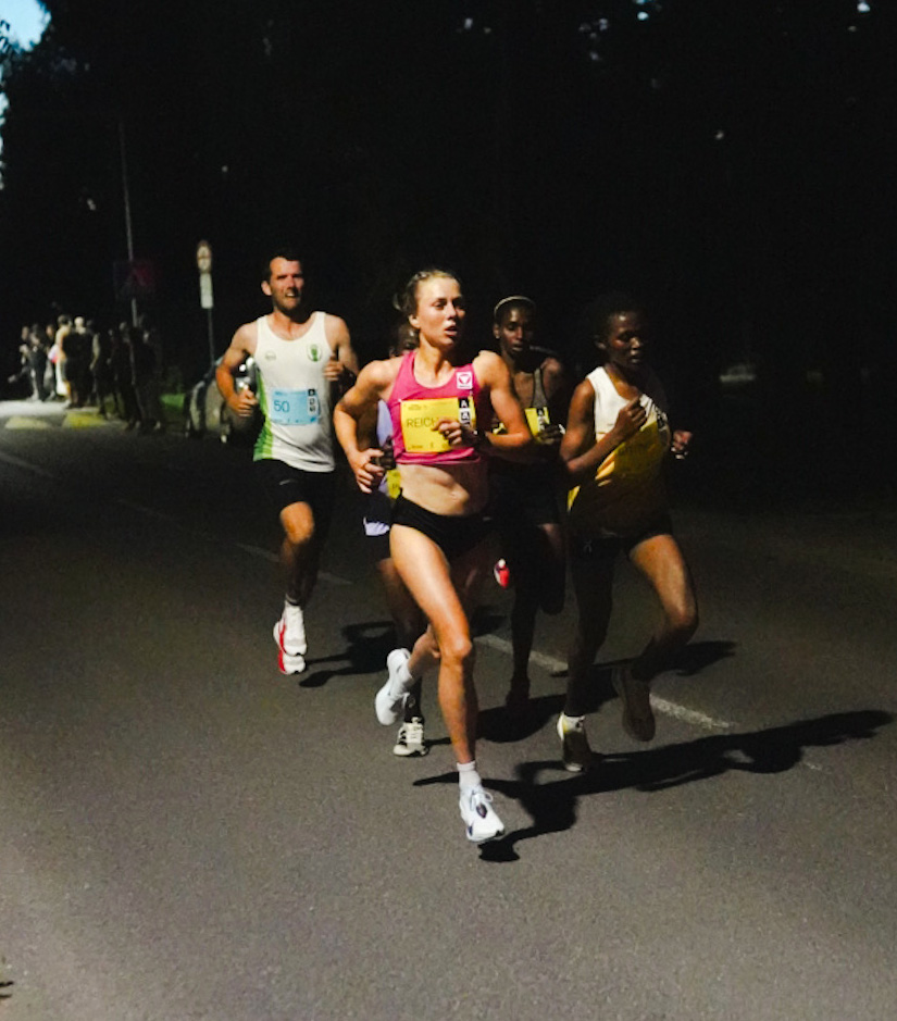 Carina Reicht beim Brose Night Run Prievidza in der Slowakei