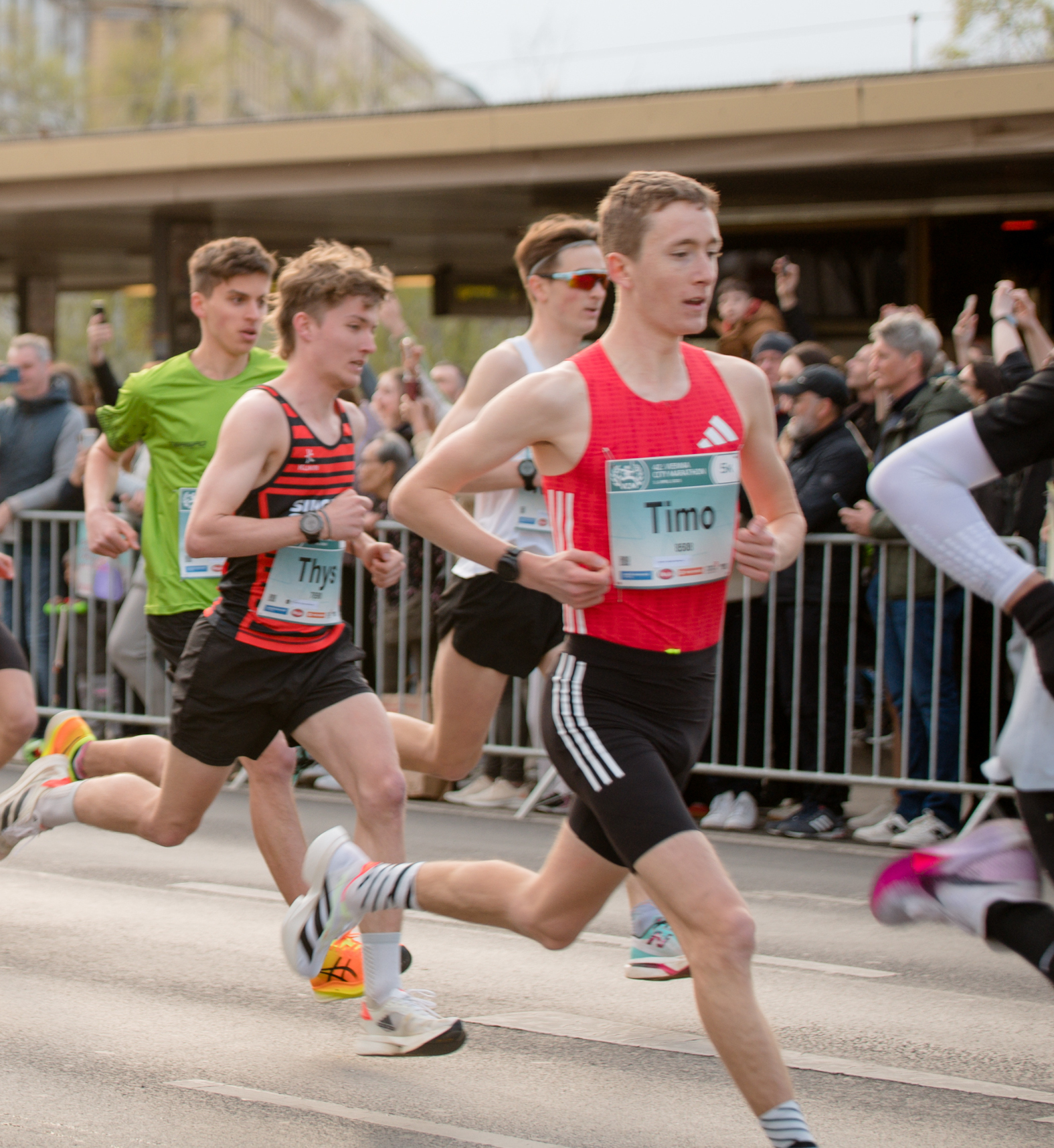 Timo Hinterndorfer beim Vienna 5K. Bild: VCM / Jenia Symonds