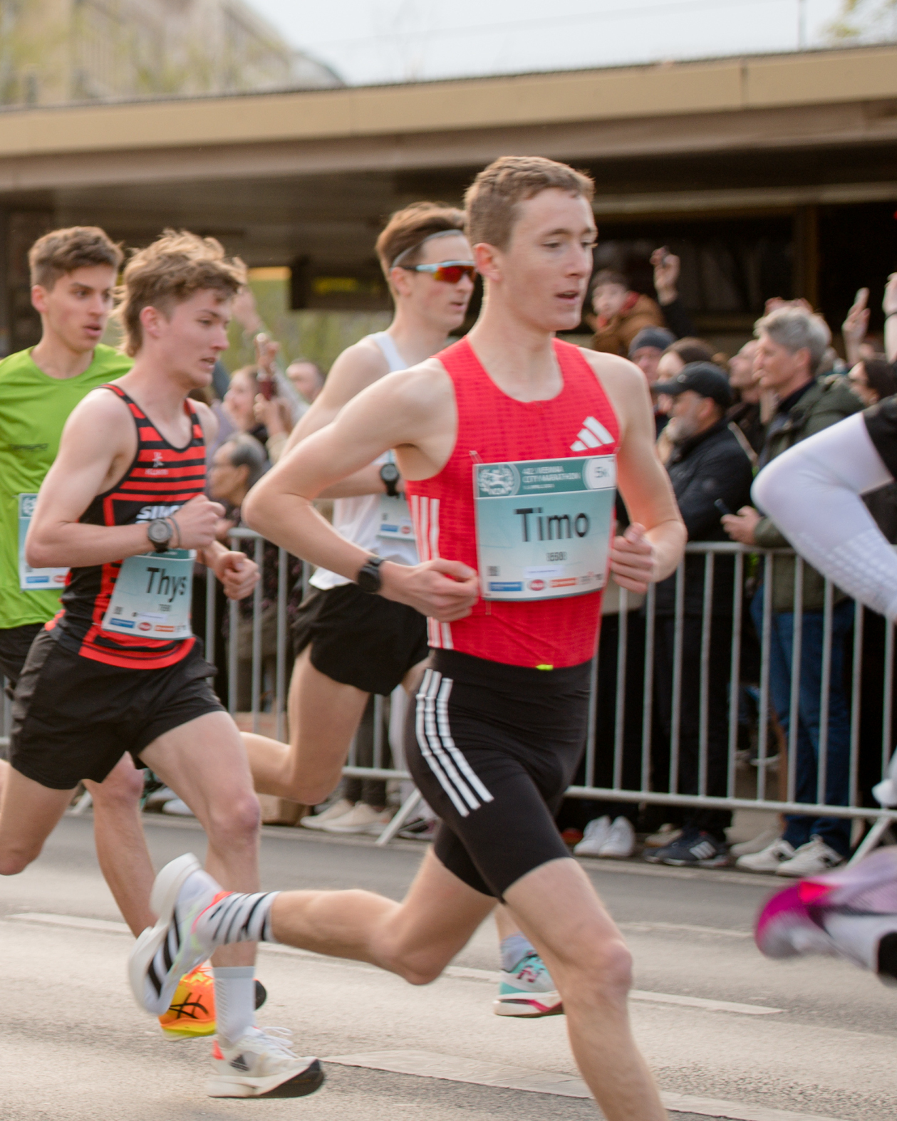 Timo Hinterndorfer beim Vienna 5K. Bild: VCM / Jenia Symonds